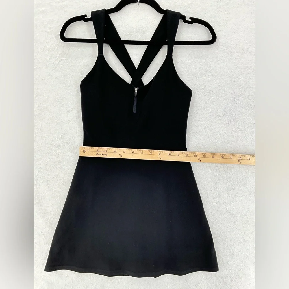 Alo Yoga Women's Alosoft Showcase Stretch Jersey Dress -‎ Black Small